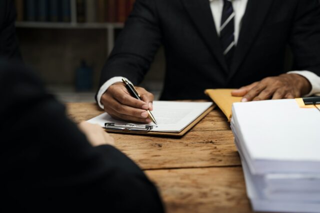 Justice and lawyer concept in office.